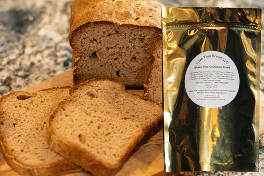 Two (2) Loaf mixes of Gluten Free - Cinnamon Bread Mix